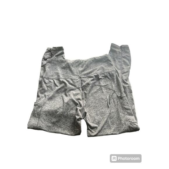 a new day Heathered Gray Ankle Leggings w/Side Pockets Size Medium - Picture 2 of 4